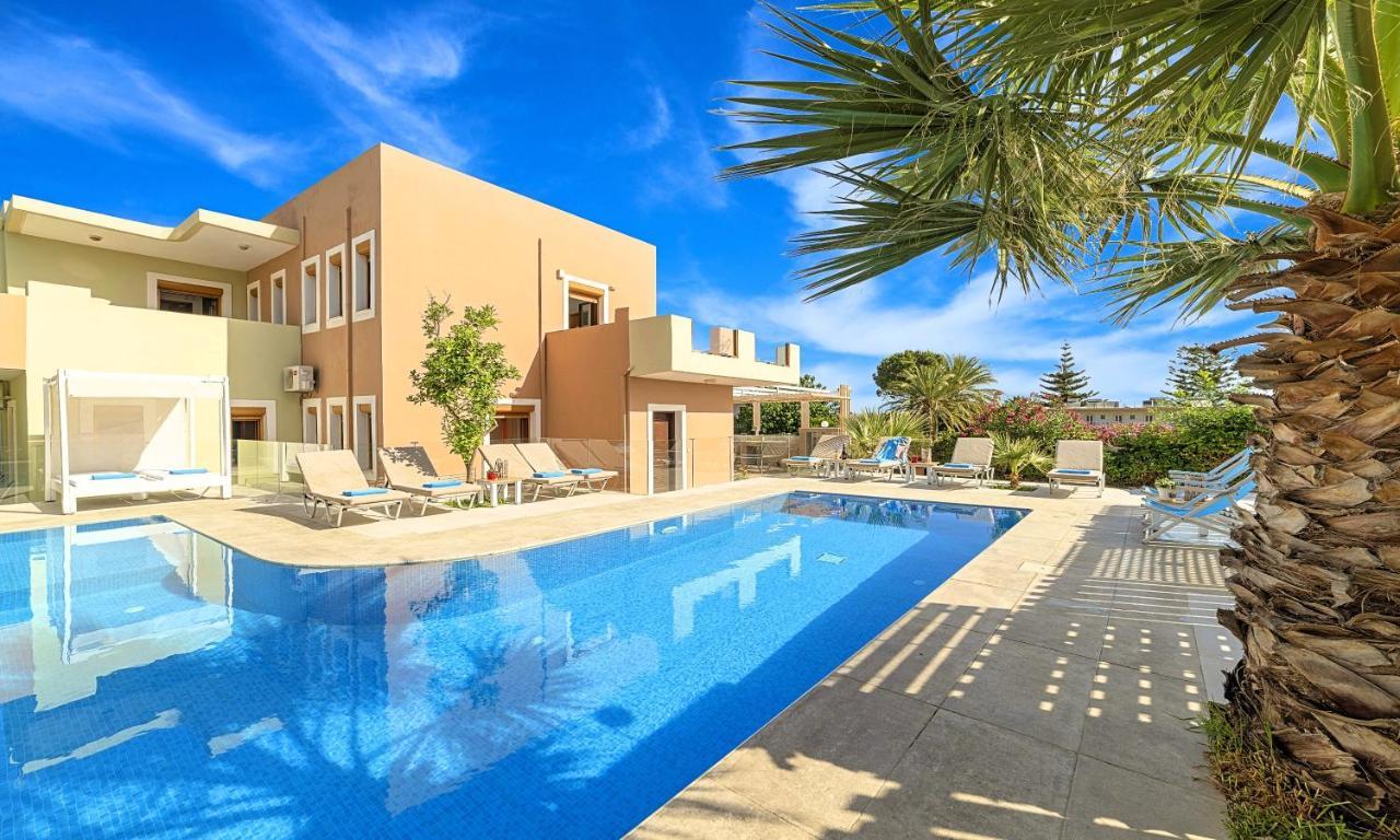 Island Villa Heated Pool Georgioupoli Esterno foto